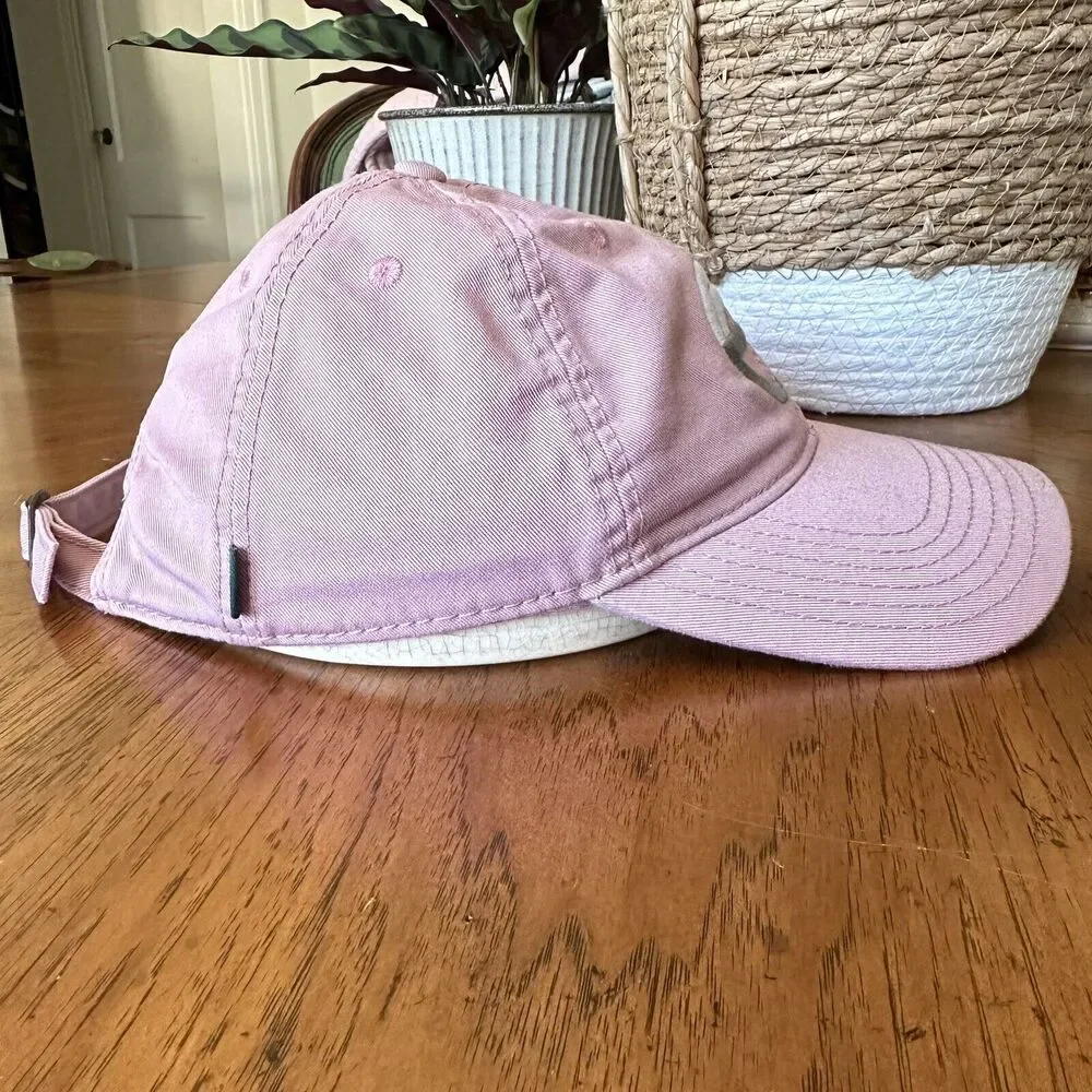 Greater Goods‎ Coffee Baseball Cap Austin TX Dusty Pink Cotton Hat Embroidered - Picture 3 of 12